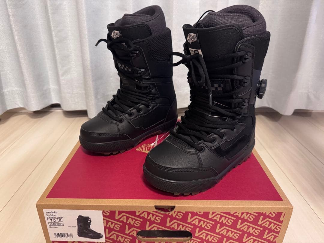 【新品未使用】VANS Invado Pro 25cm Black/Gum