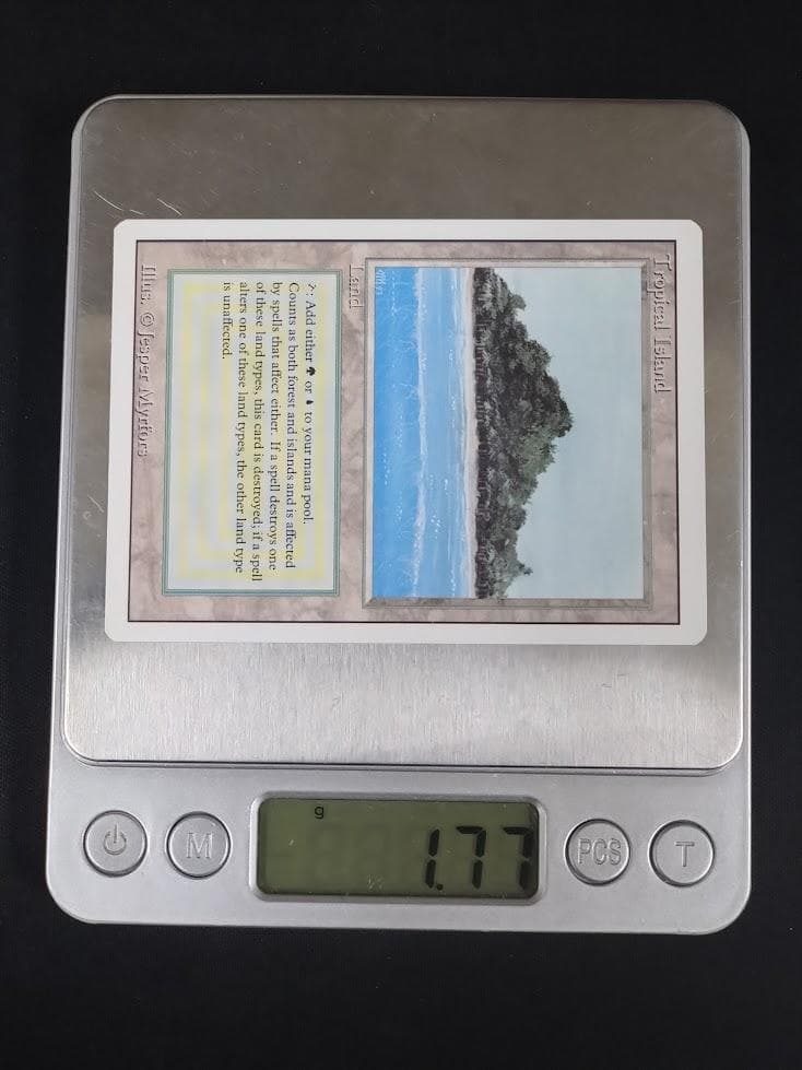 【安心鑑定対応】MTG Tropical  英語 リバイズド 3ED