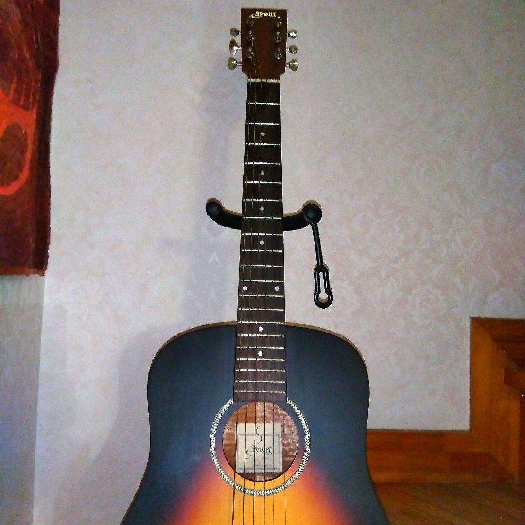 レア木目バリトラS.yairi上位ブランドコンパクトギター全長88cmケース付き