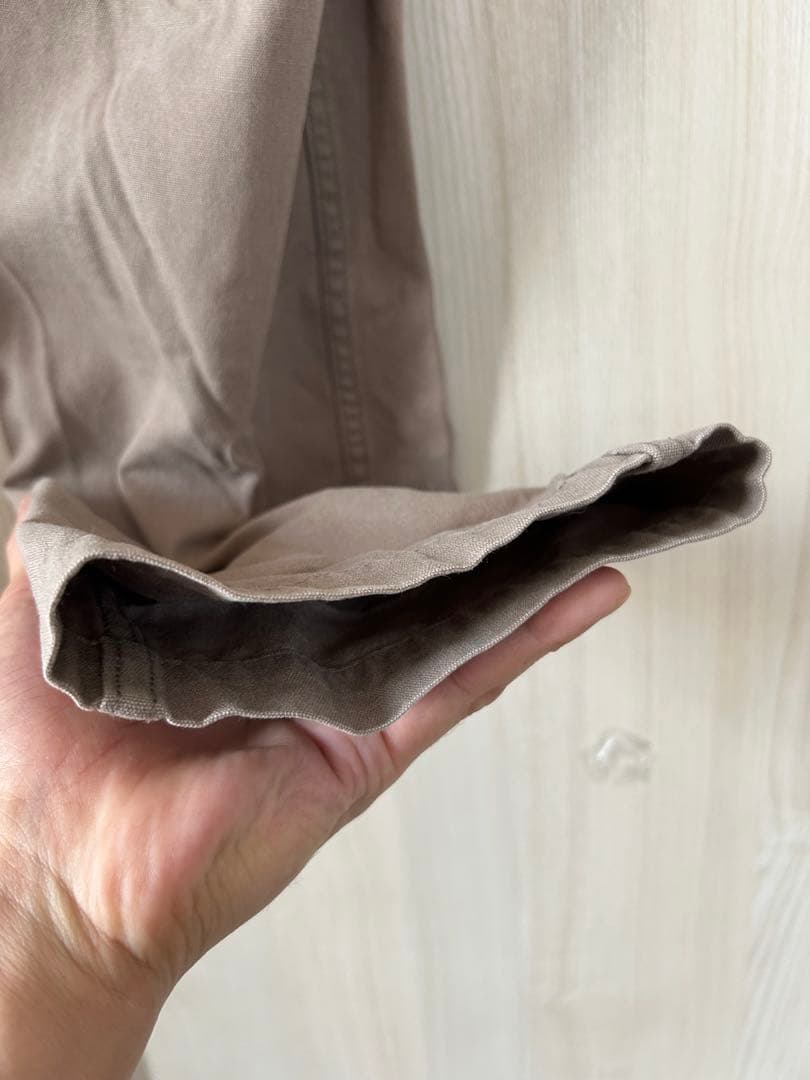 Goodenough グッドイナフ　オーバーオール　ベージュ　サイズS