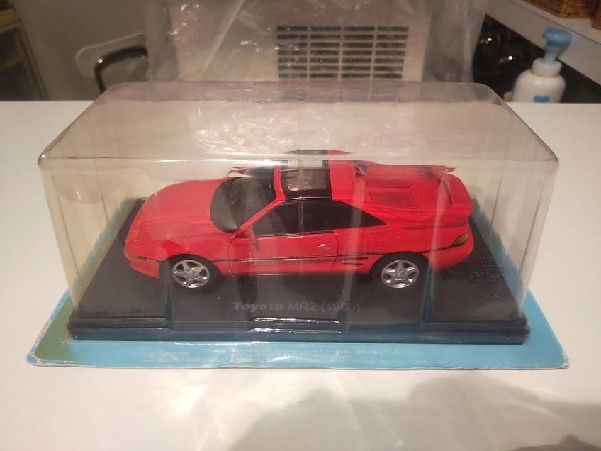レトロ★1/24 国産名車コレクション 1989年 トヨタ MR2 ミニカー