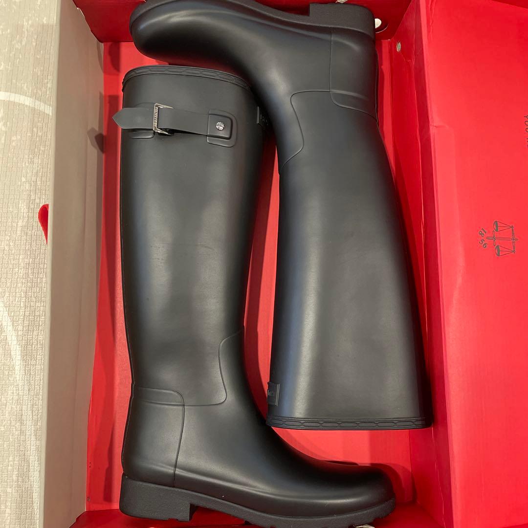 HUNTER ブラック ロングブーツ オリジナル
