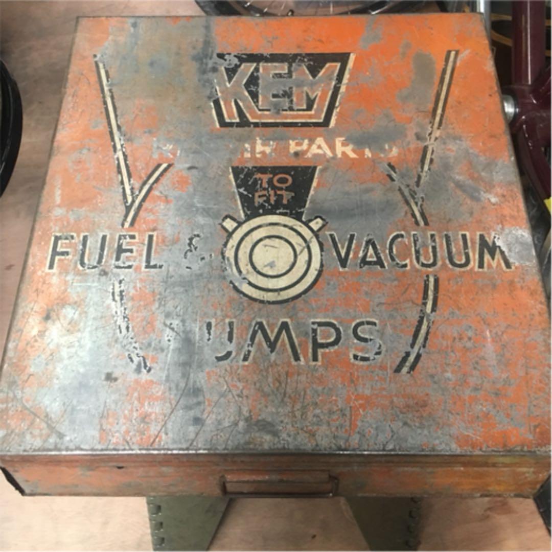 激レア アメリカ ビンテージ KEM. パーツケース ガレージ 工具 ツール