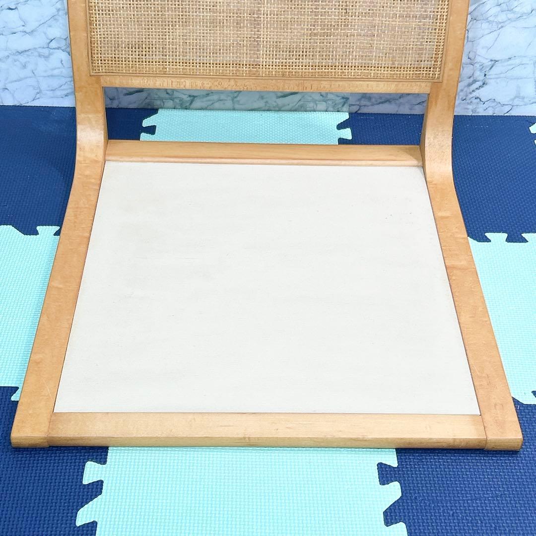 TENDO 天童木工 メープル材 座椅子 5559MP 4脚セット 原好輝 籐