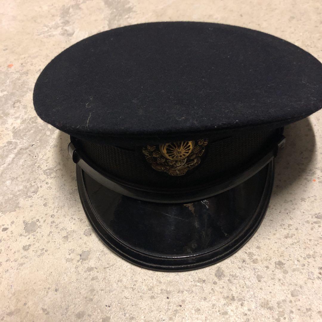 本物  新幹線  車掌 帽子