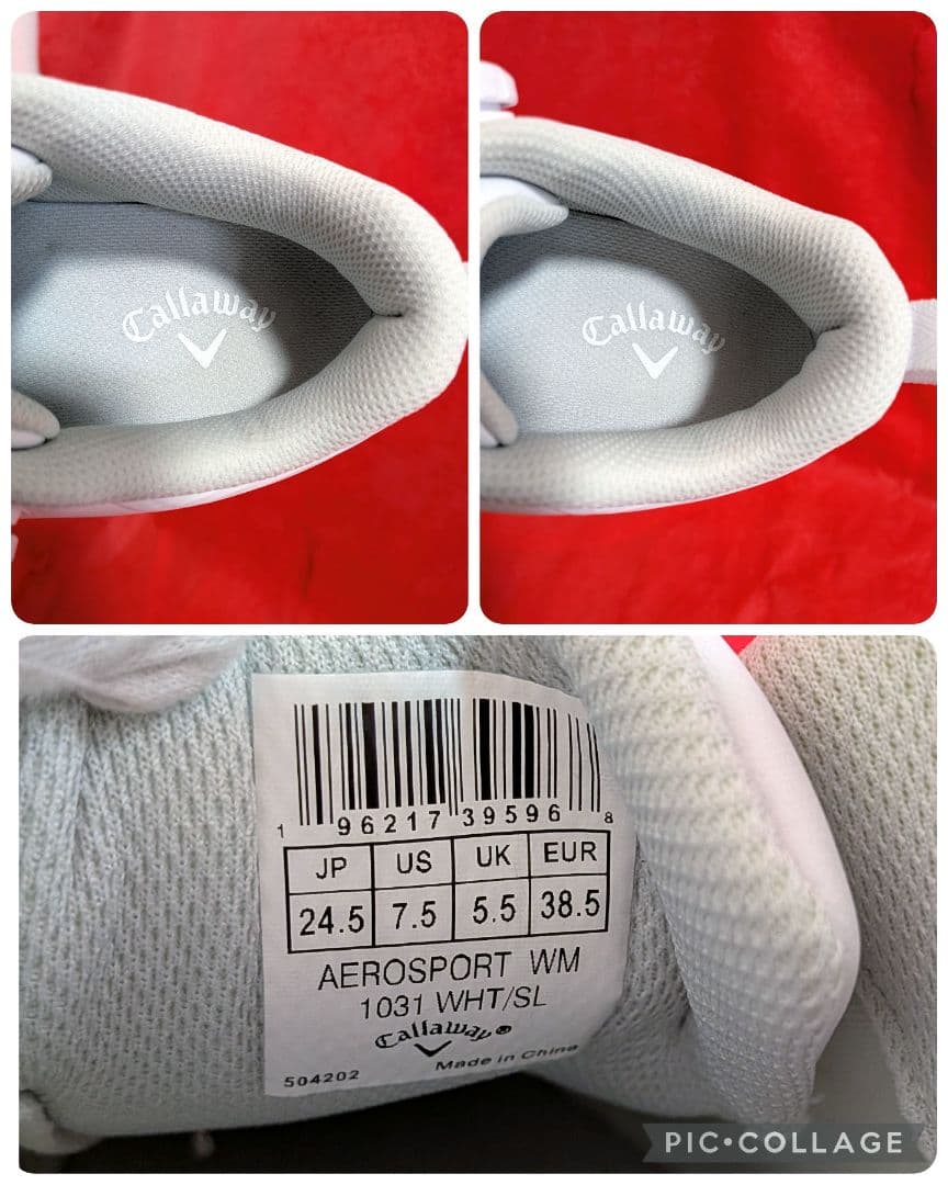 【未使用】キャロウェイ／Callaway AEROSPORT WMゴルフシューズ