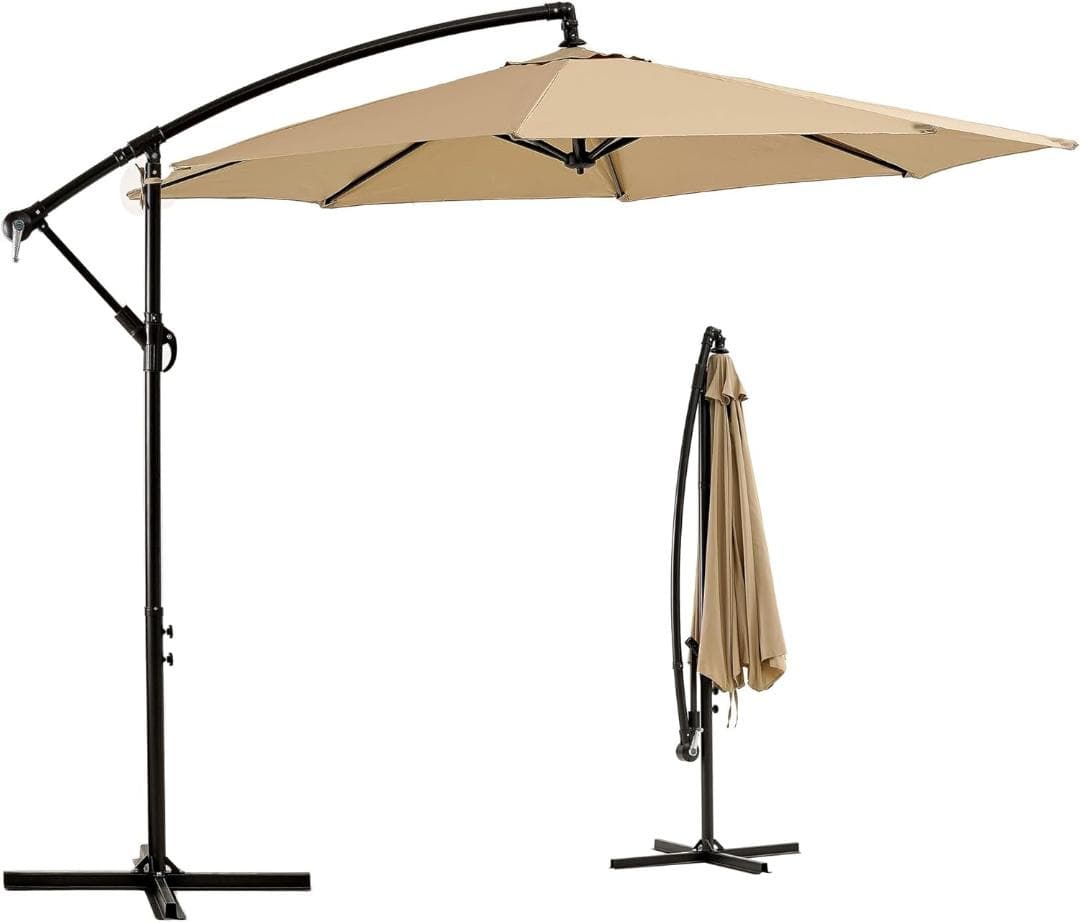 パラソル ガーデンパラソル 大型 ハンギングパラソル 風に強い UVカット 撥水