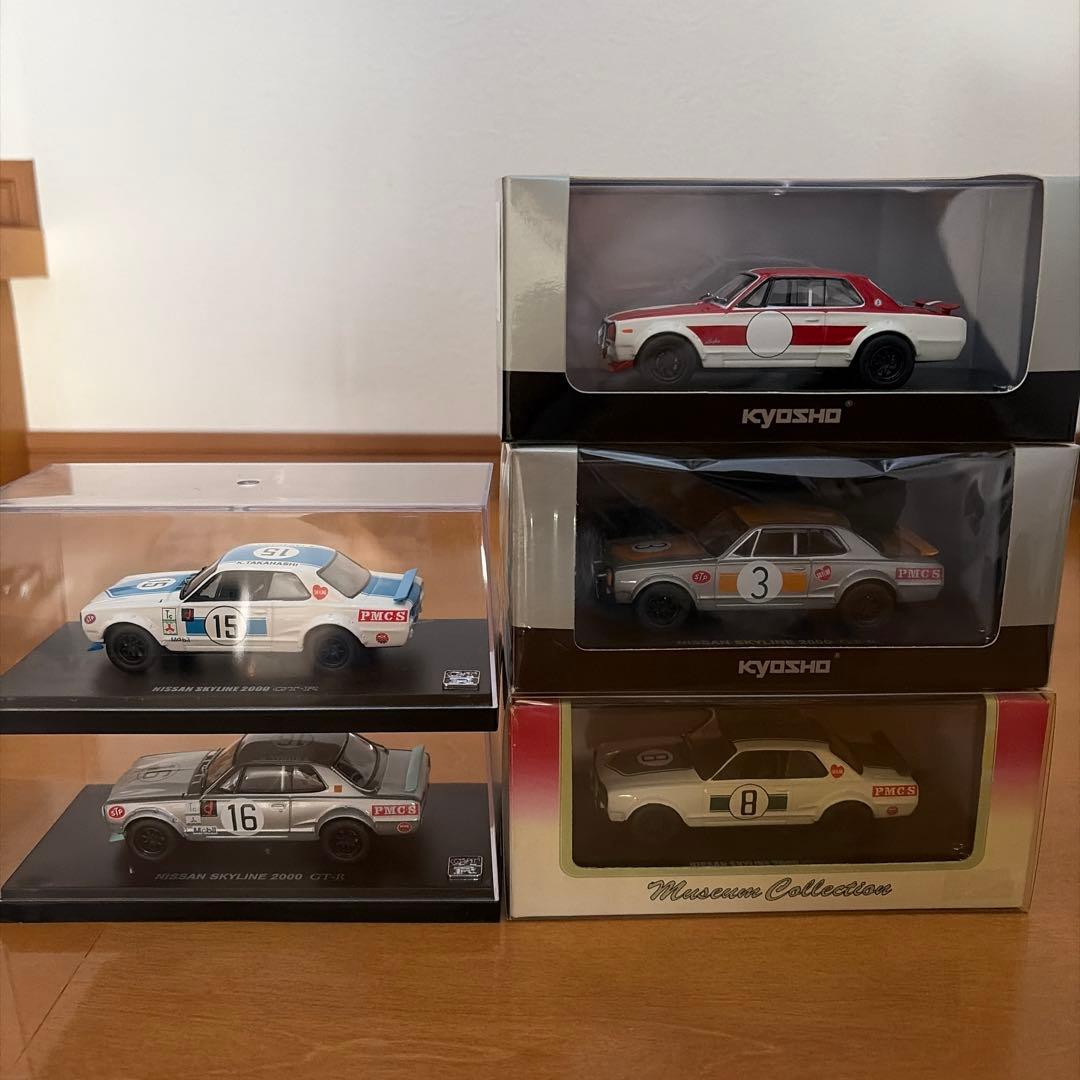 5台セット NISSAN SKYLINE 2000 GT-R ミニカー