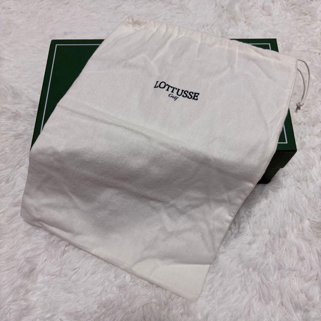 【新品】　LOTTUSSE Golf レザーゴルフシューズ 24.0 ホワイト