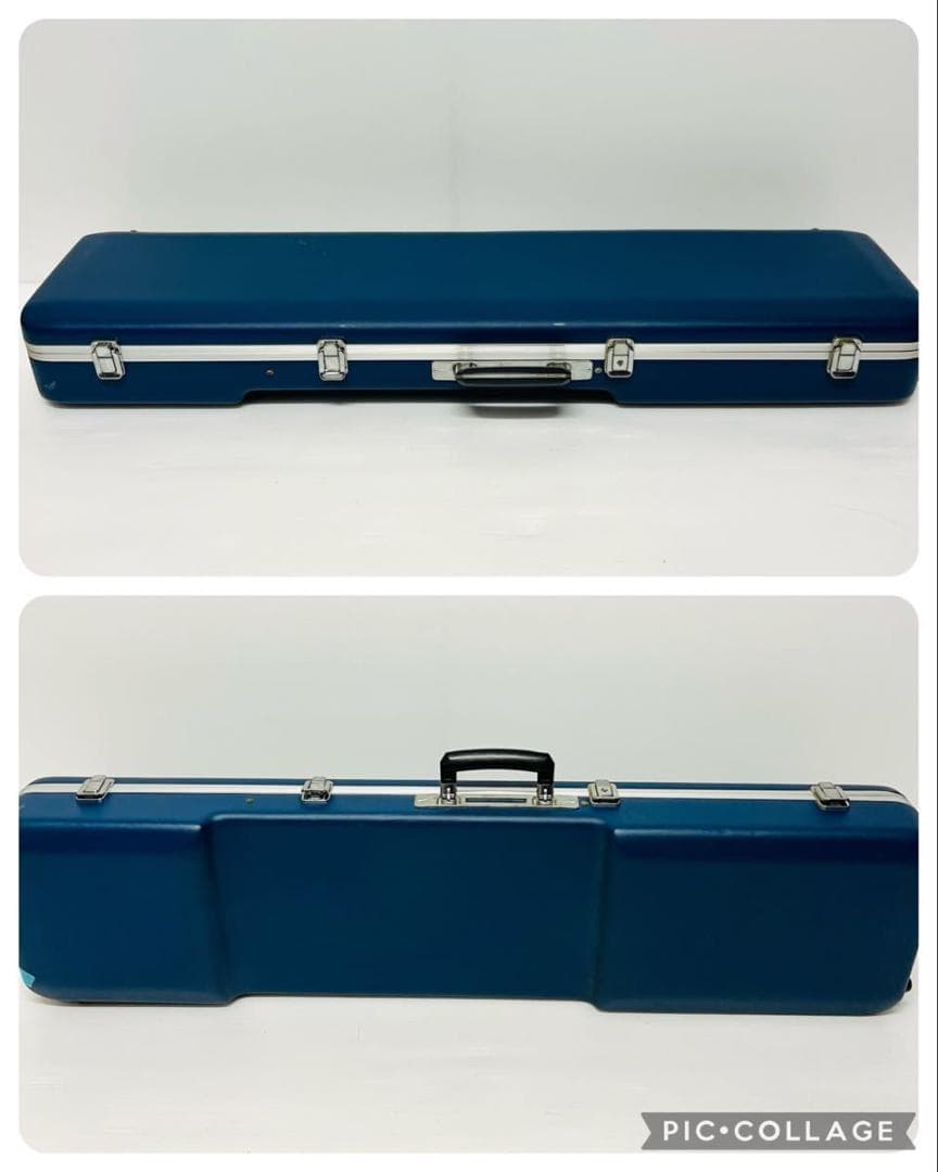 三味線　ハードケース付　中棹　K9 紅木 虎トチ 綾杉胴 金細 棹2.8cm