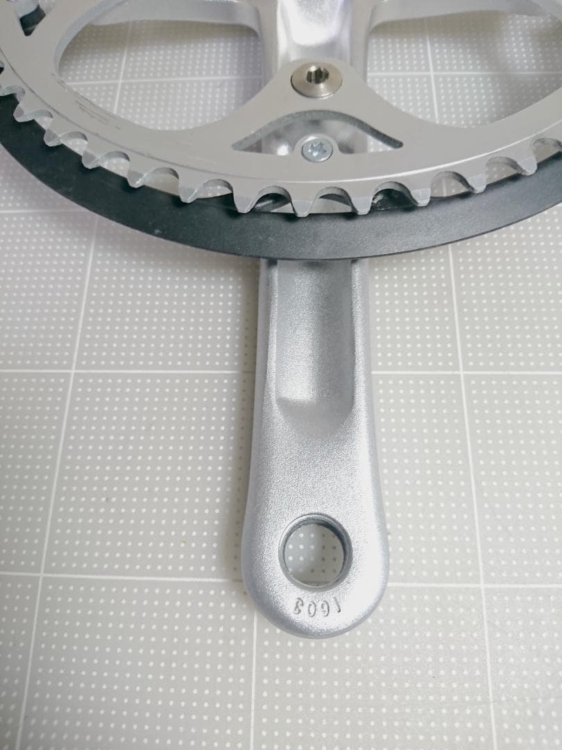 【美品】Brompton 純正 左右 クランクセット シルバー ブロンプトン