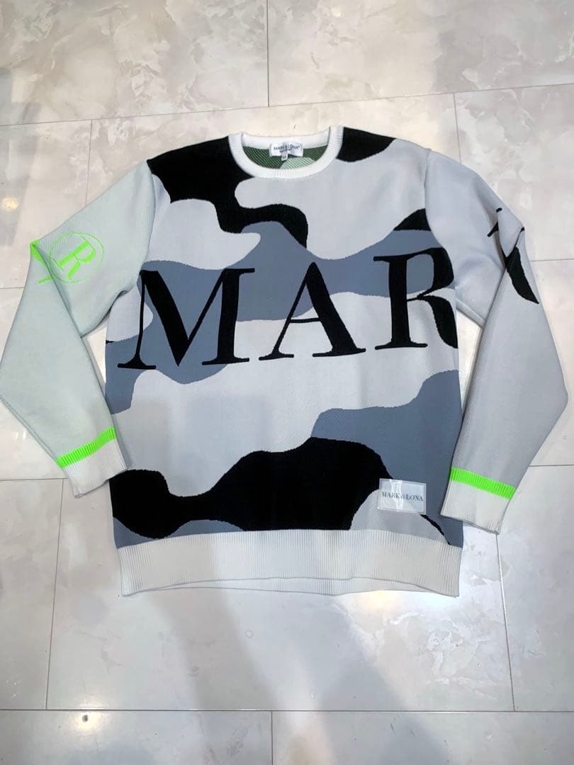 なお　美品　マークアンドロナ　MARK＆LONA クルーニット　セーター