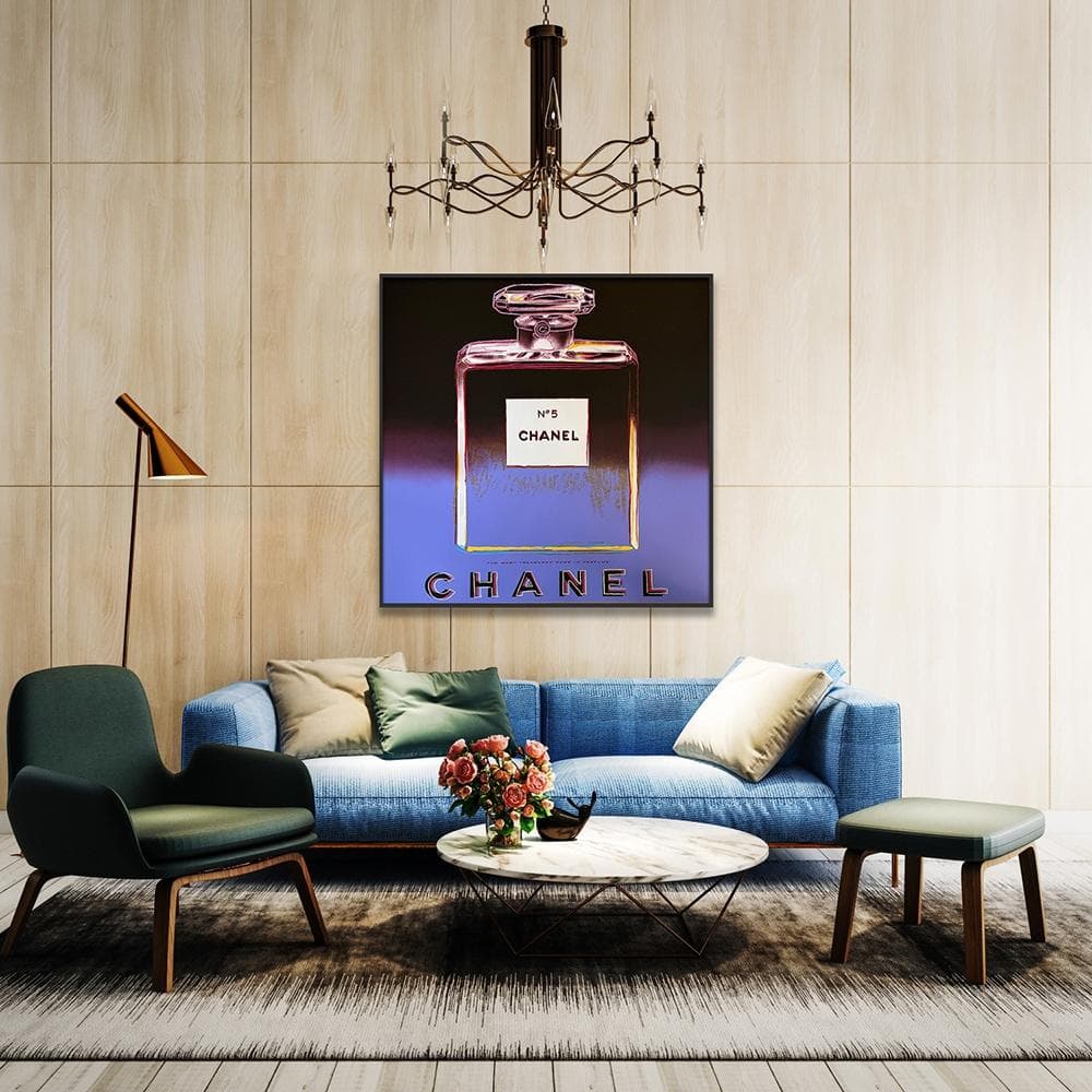 額装品証明書付/シャネル/サンデー B モーニング/ウォーホル/ CHANEL