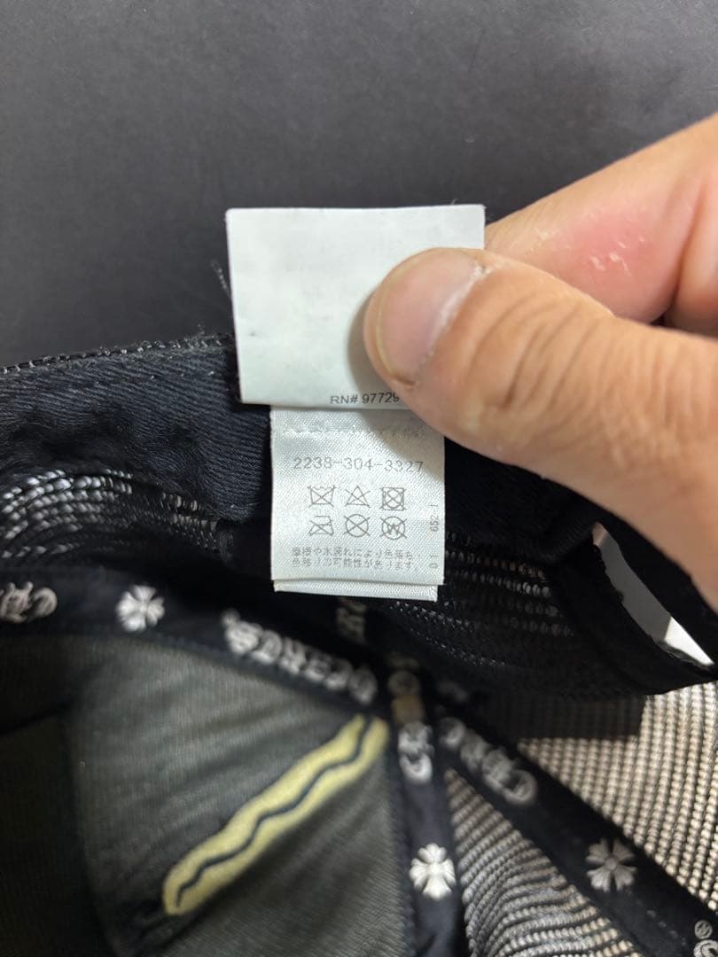 【大人気モデル】クロムハーツキャップ　ブラック　国内正規品