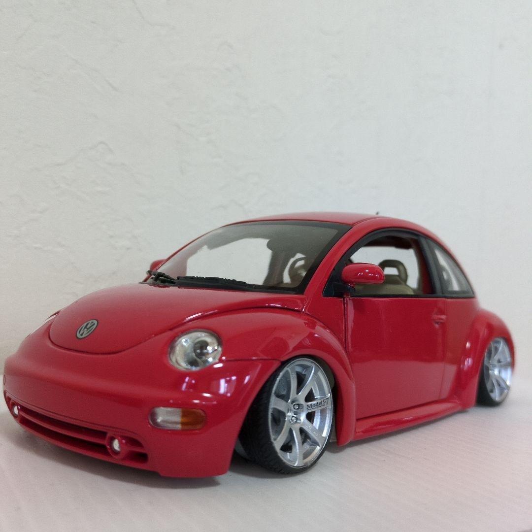 鑑賞用 1/18 GATE ニュービートル ローダウンカスタム 改造品