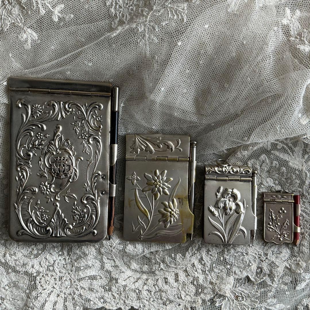 【A】フランスアンティーク　カルネドバル　アールヌーヴォー　舞踏会の手帳