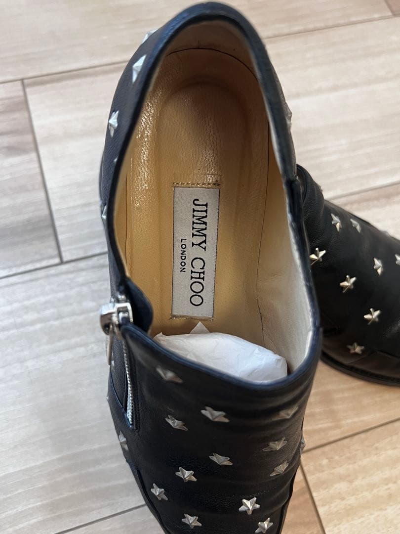 美品JIMMY CHOOジミーチュウ◼️スタースタッズ ローファー