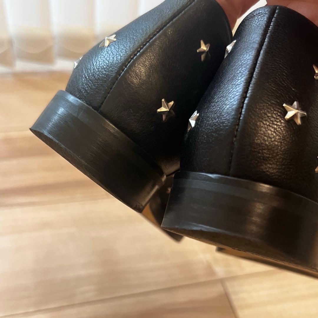 美品JIMMY CHOOジミーチュウ◼️スタースタッズ ローファー