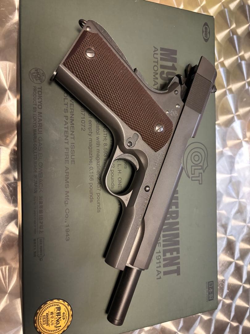 東京マルイ　COLT M1911A1 GBB GUARDERスチールパーツ付き