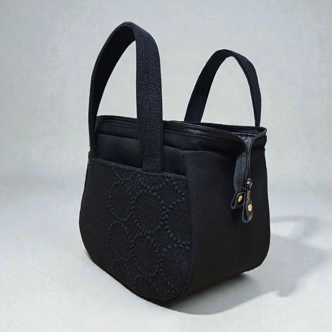 ぽってりボストンL ミナペルホネン×クヴァドラ タンバリンハリンダル 限定出品