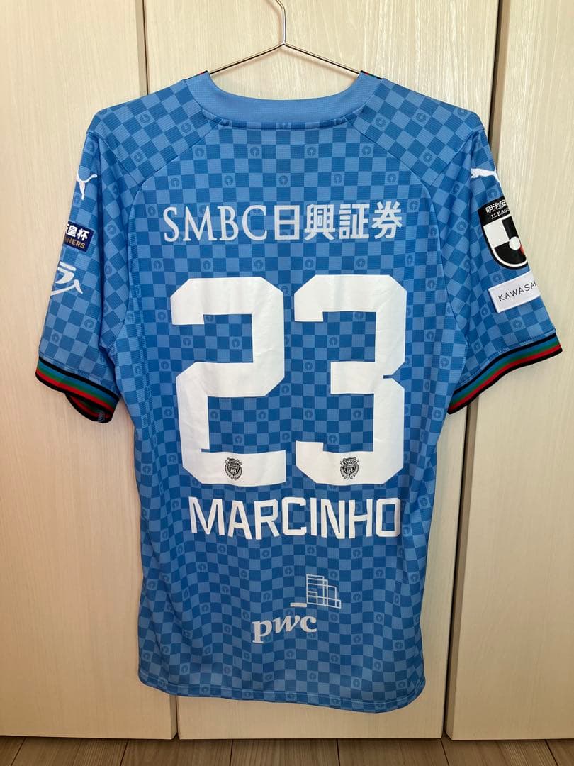 川崎フロンターレ1stユニフォーム　マルシーニョ　XXLサイズ タオルマフラー付