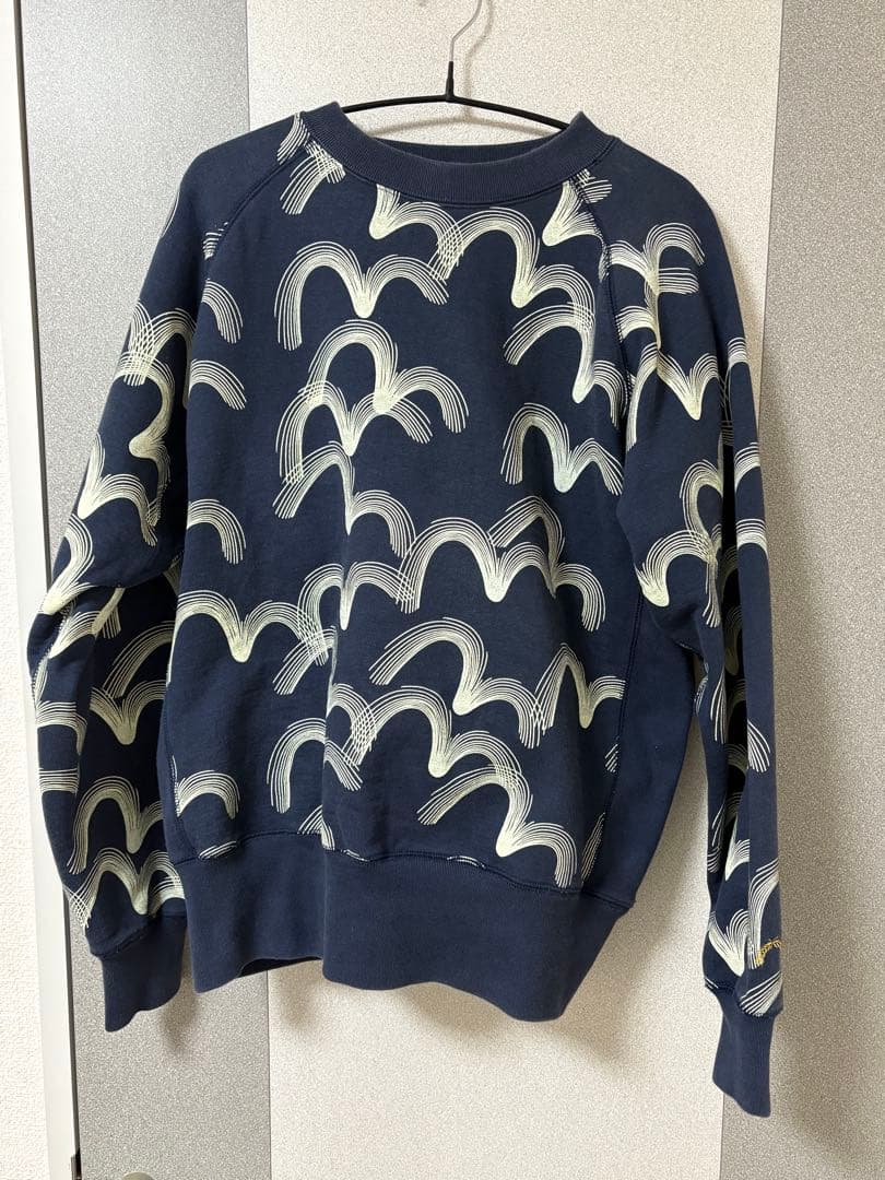 EVISU トレーナー ネイビー 40