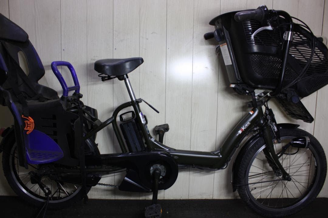 ヤマハPAS Kiss mini XOT5-0008 20型8.7AH 無光沢緑