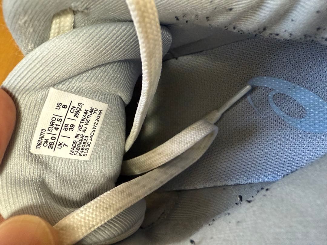 【値下げ】使用頻度は極少　ASICS UNPRE ARS 2 バッシュ　26.0