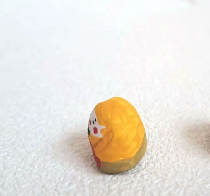 張子　アート大福　えびすさまとだいこくさま　横幅約2センチ