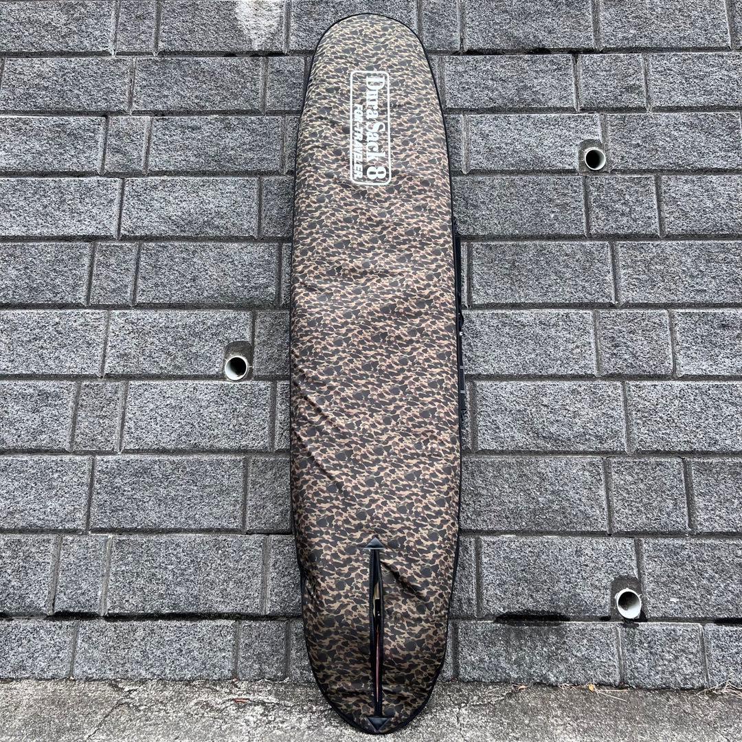 サーフボード　ロングボード　9’0ft フィン　ケース付き　中古美品　浮力十分