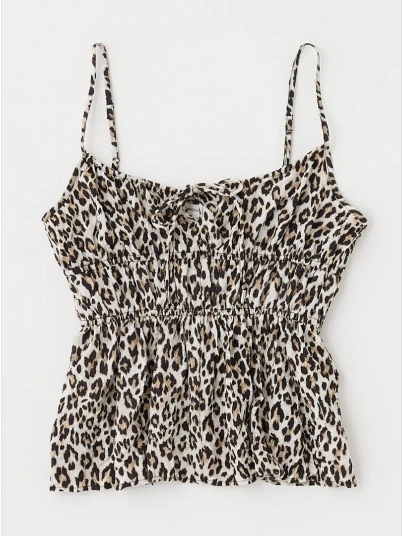 MOUSSY レオパード　キャミソール　なるも