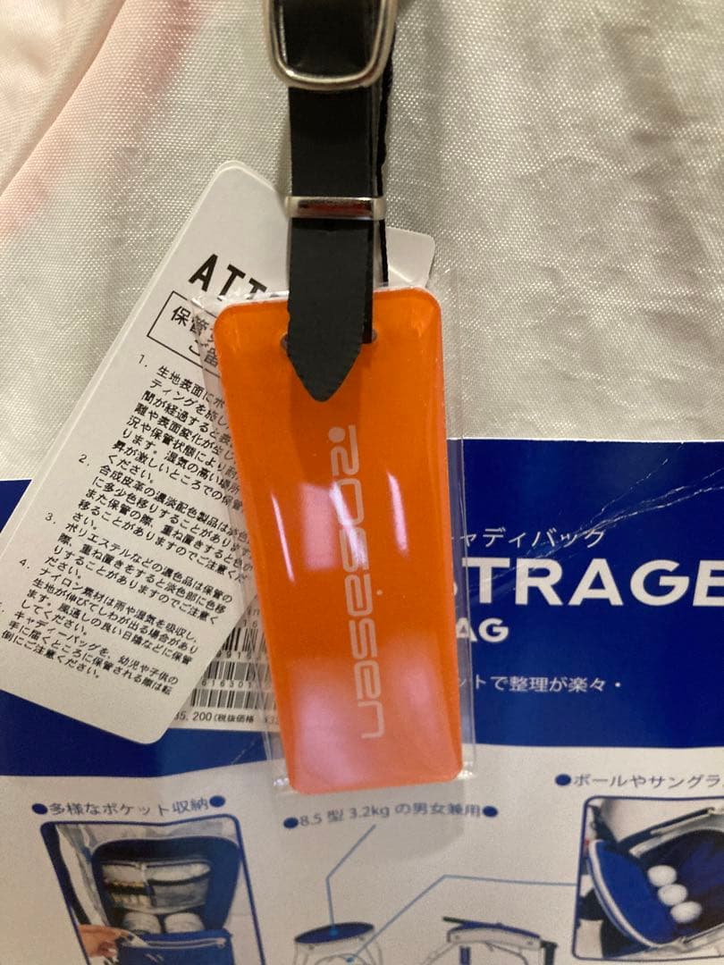 【新品タグ付】ロサーセンrosasen/ロゴ入りキャディバッグ★オレンジ♪★