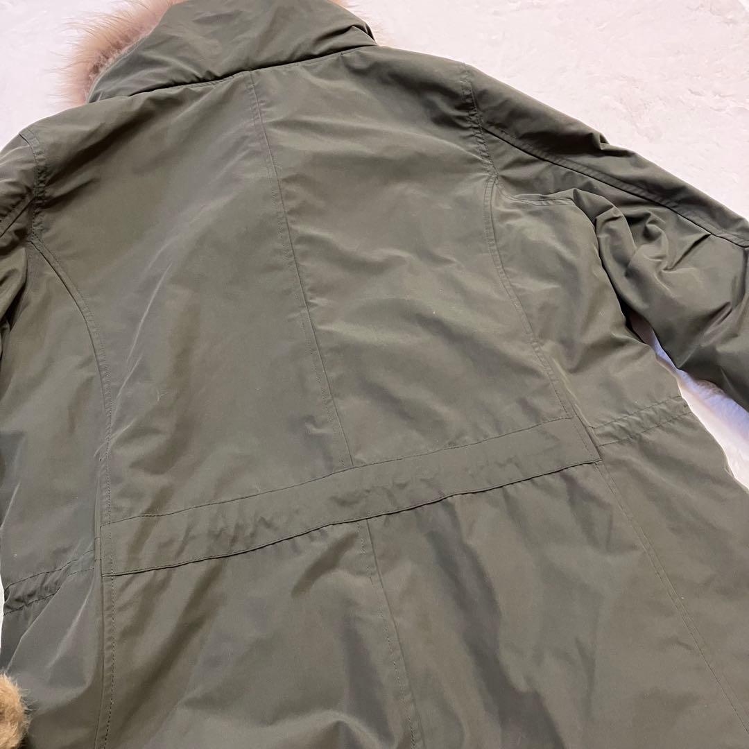 Johnbull アビエイターコート LL カーキ ラクーンファー付　美品