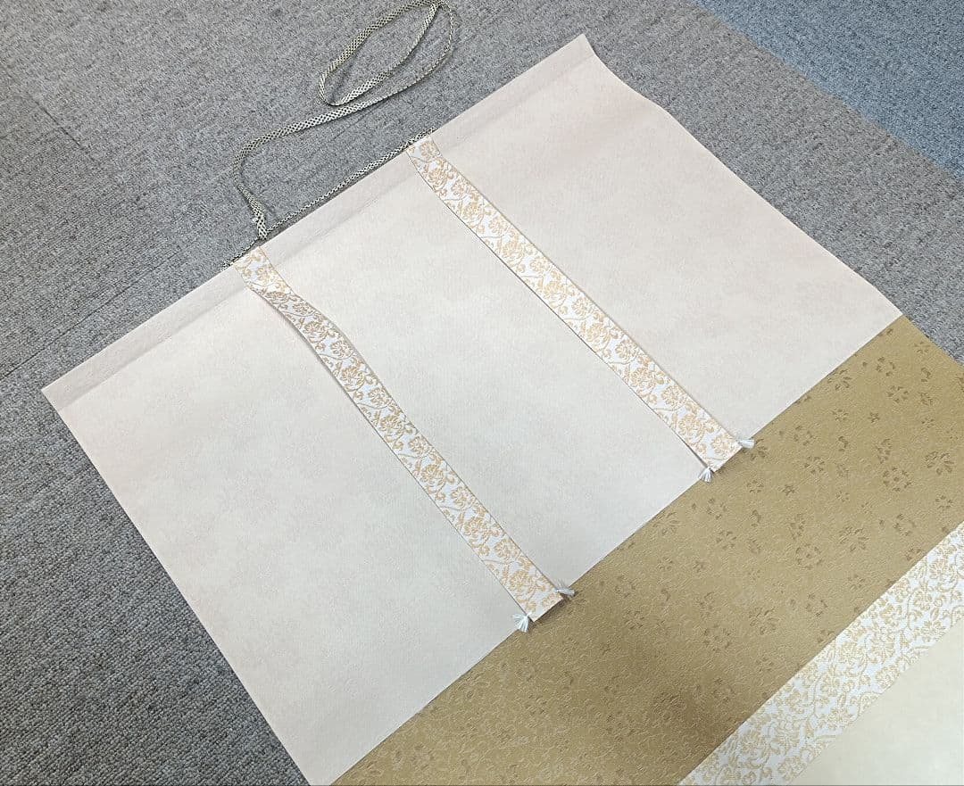 ・掛軸　真作肉筆　芳園作　高砂掛軸　縁起物