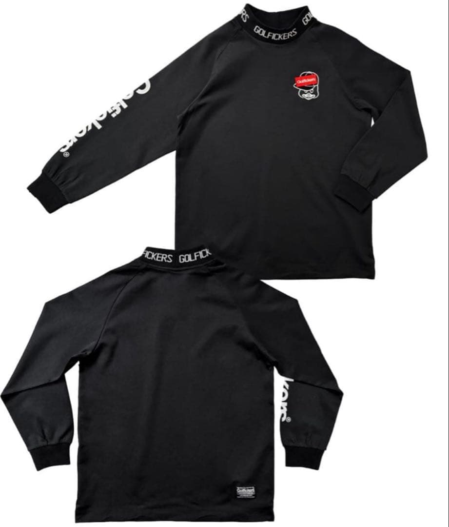 【Lサイズ】golfickers Long Sleeve Mock Neck