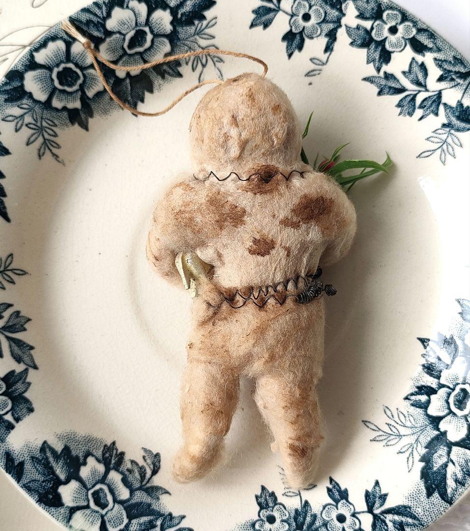 希少　ドイツ　ビスクドール　人形　コットンドール　アンティーク