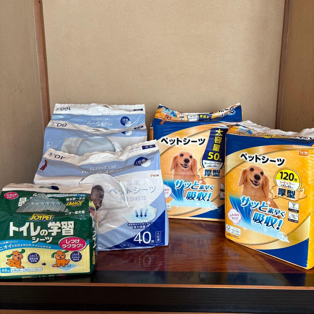 ✳︎ペットシーツまとめ売り✳︎合計397枚 厚型 スーパーワイド/ワイド/レギュラー