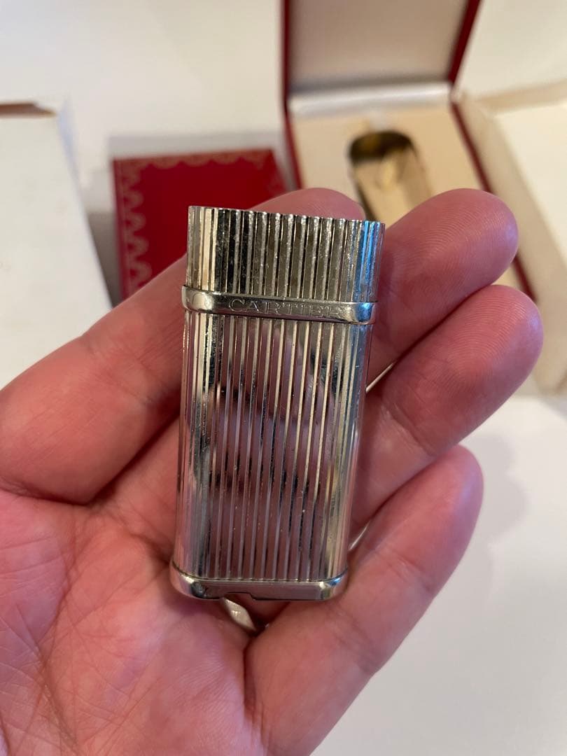 希少カルティエ Cartier ゴドロン ガスライター ヴィンテージ CPCP
