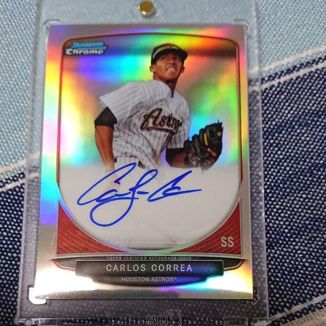 その他 CARLOS CORREA bowman refractor auto