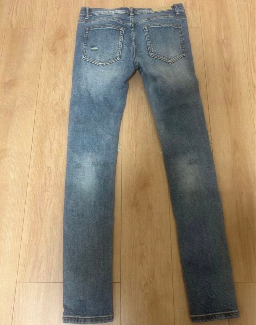 K　mnmlスキニーダメージパンツ 30