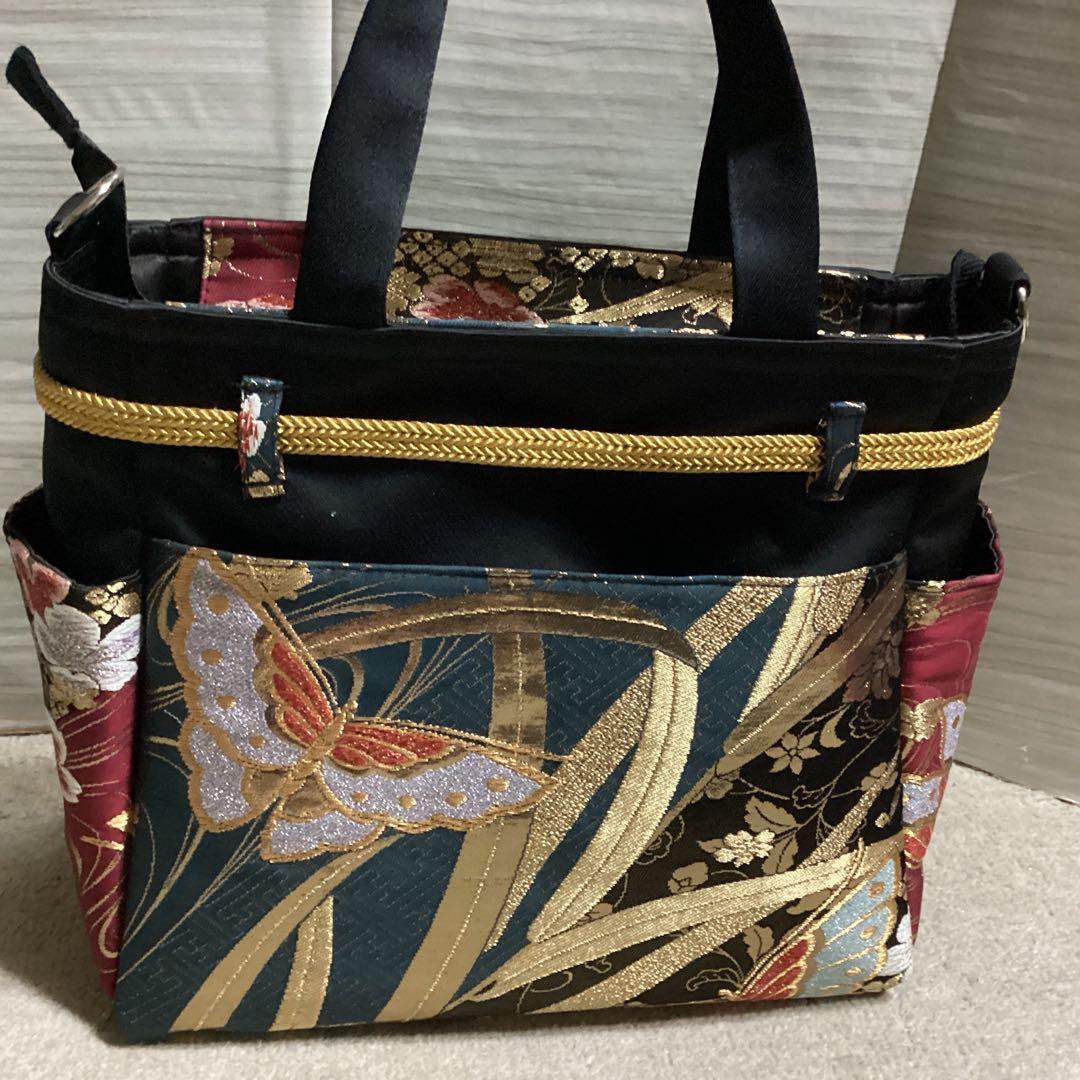 かなめ 帯リメイクバック#656