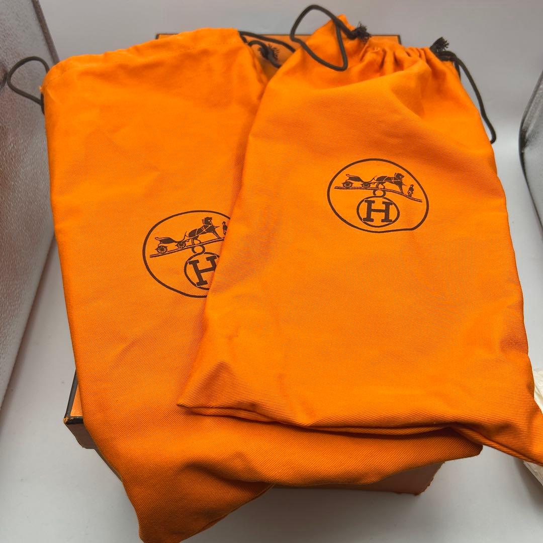 極美品 エルメス コンスタンス Hロゴ ブラック ローファー 36 1/2