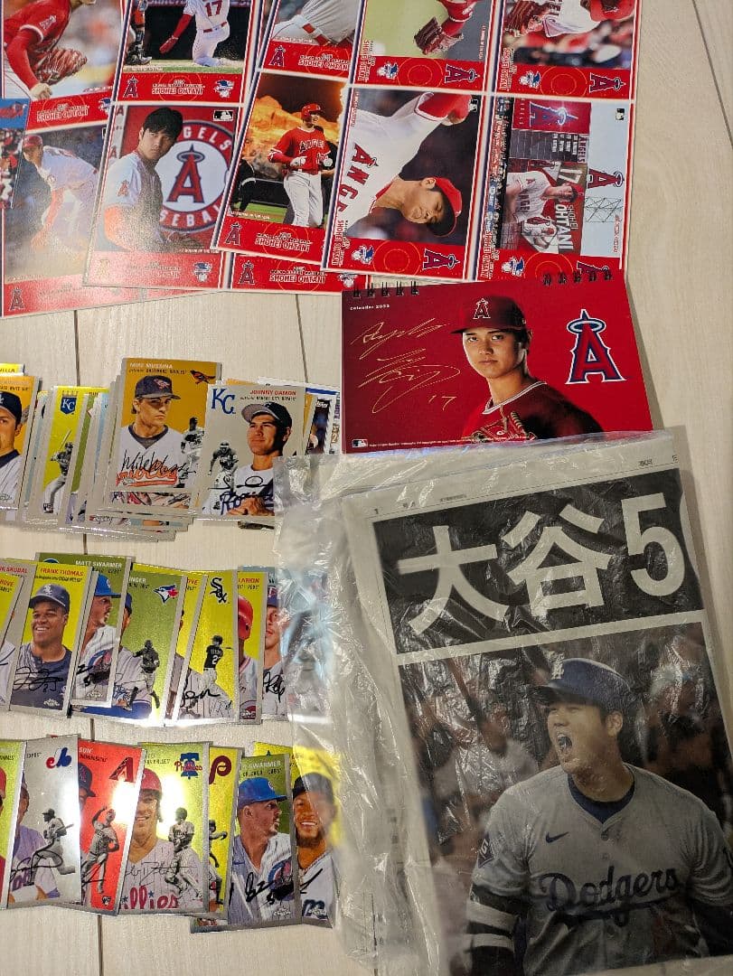 大谷翔平 エンゼルス ファイターズ グッズ カード カレンダー 大量 MLB
