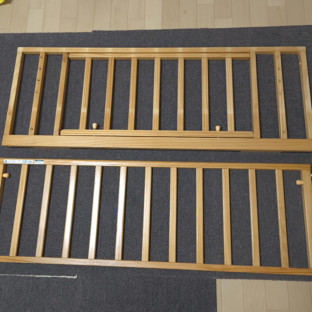 KATOJI　カトージベビーベッド　ハイタイプ　木製