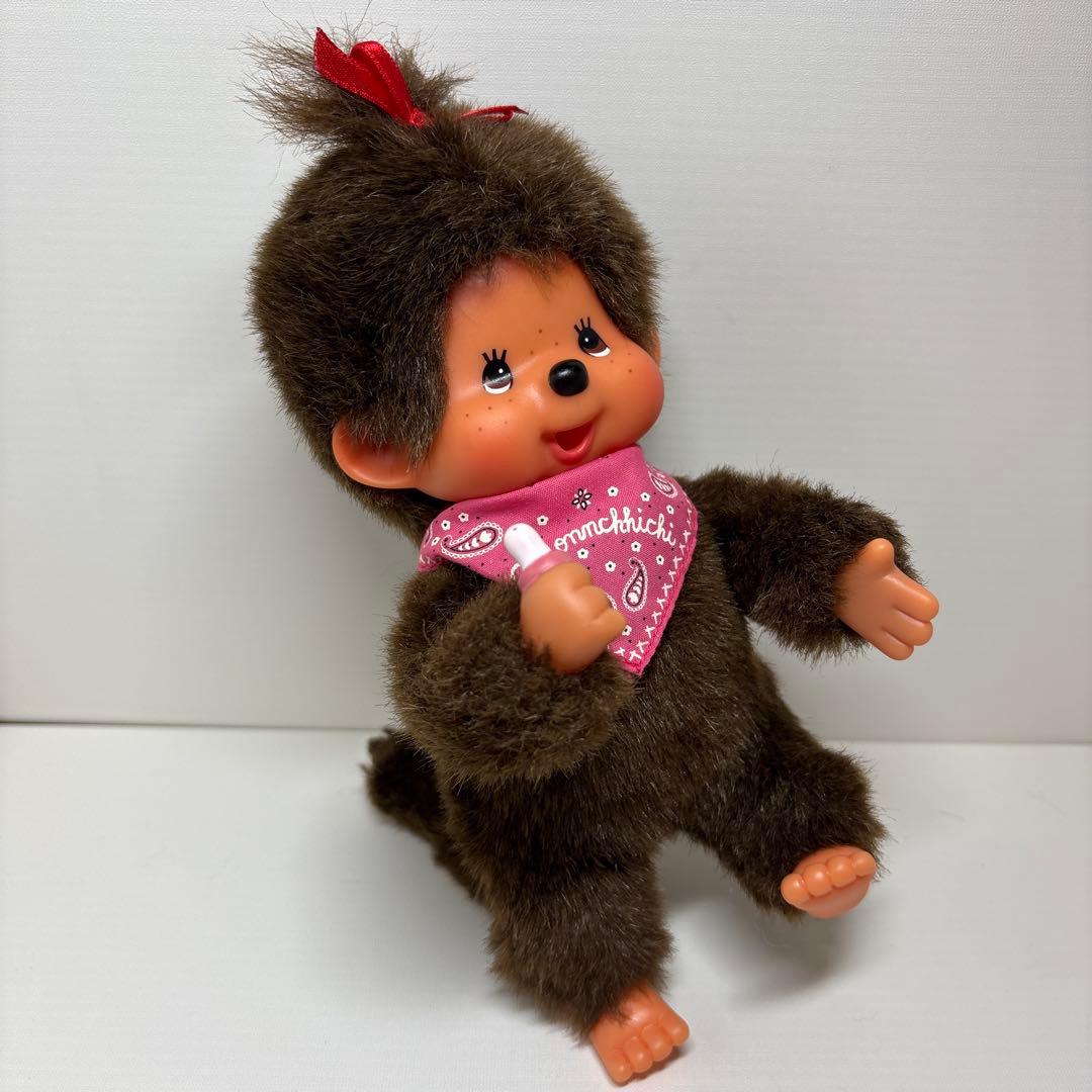 2002年発売 ポキポキ モンチッチ バンダナ ピンク 女の子 1376