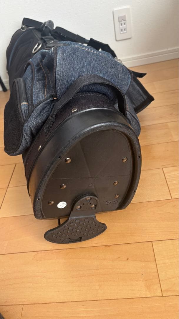 EVISU エビス デニム風キャディバッグ　スタンド式