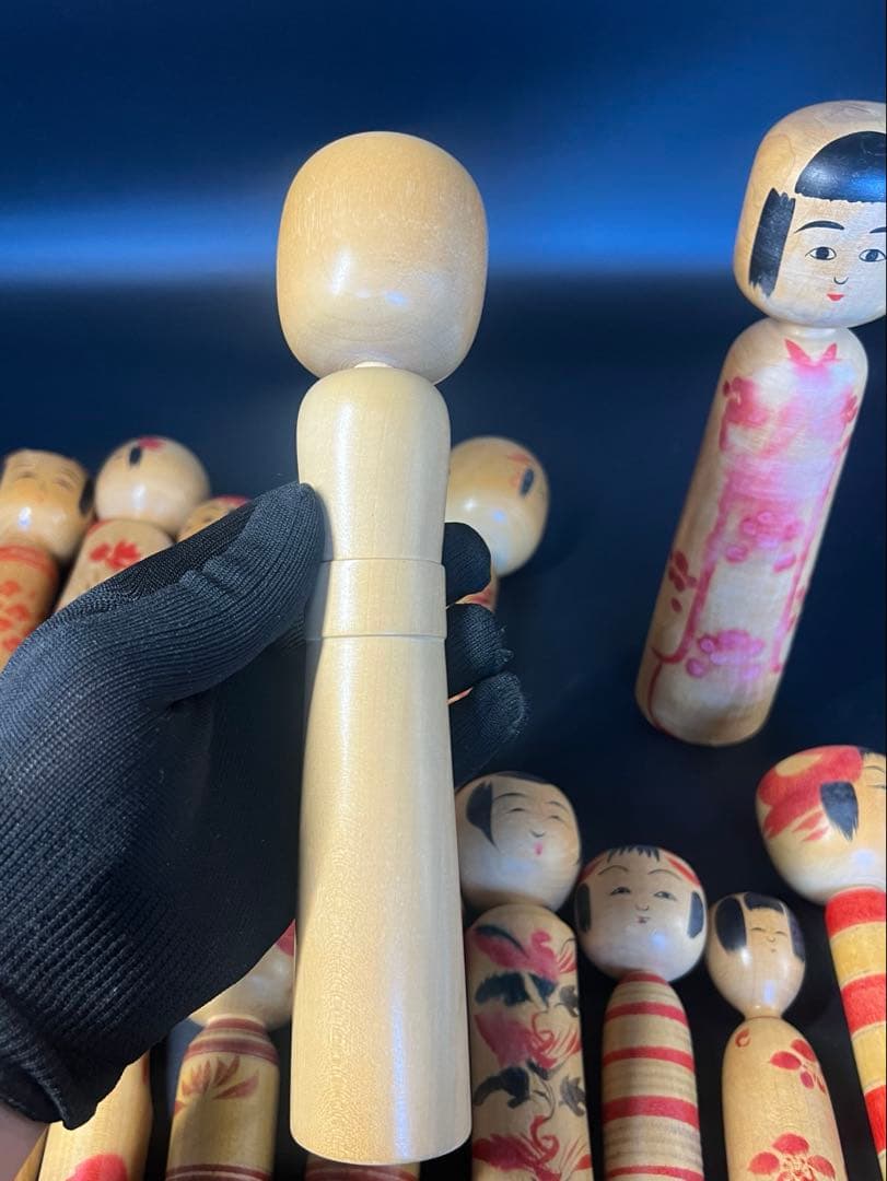 伝統こけし16本まとめ売り 戦前小野寺重一煤孫実太郎他 東北ロット 郷土玩具