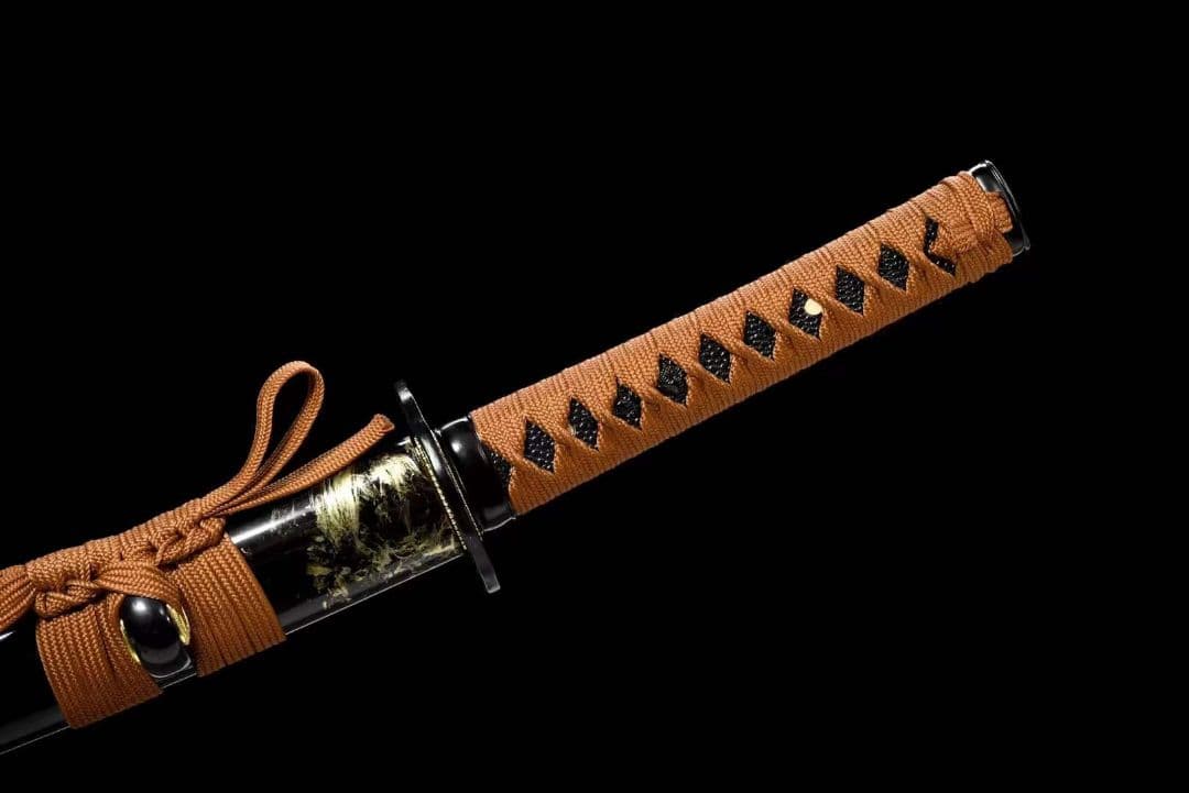 【金花脇差】中炭素鋼武士刀 武具　刀装具　日本刀　模造刀 居合刀肋差   短刀