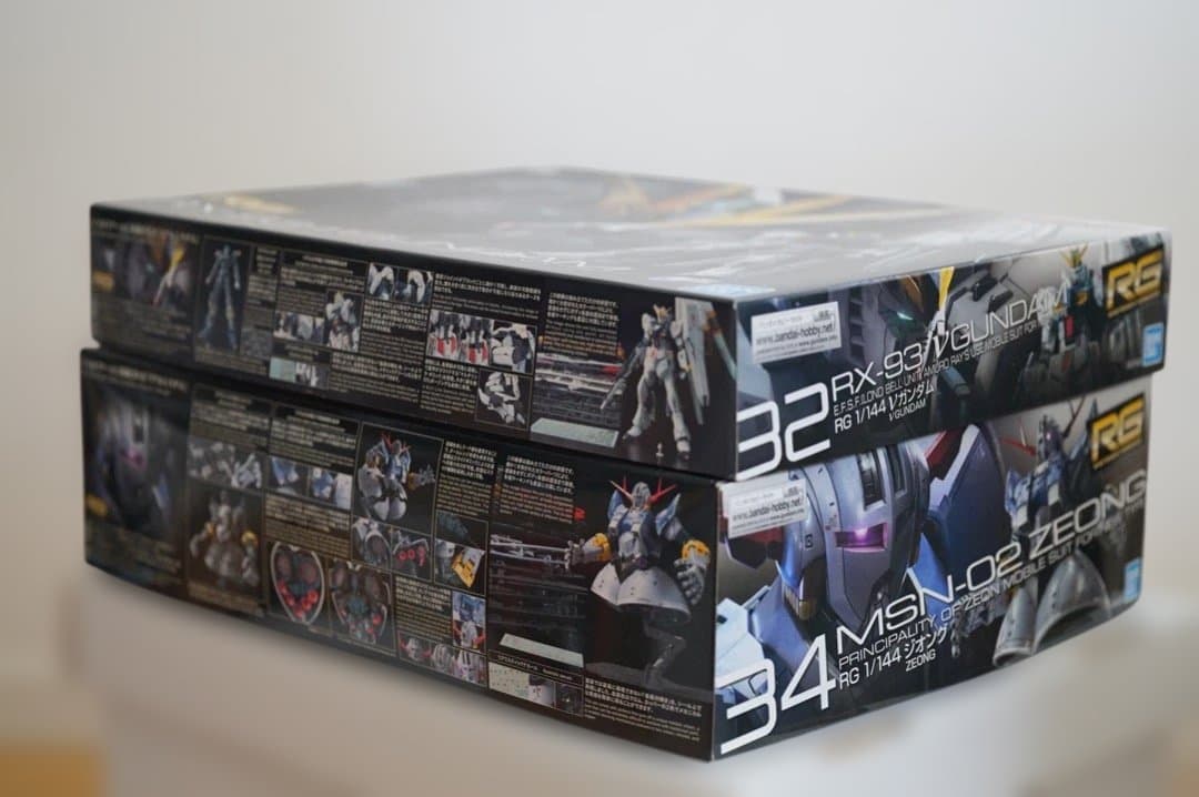 RG MSN-02 ジオング & RX-93 Vガンダム セット