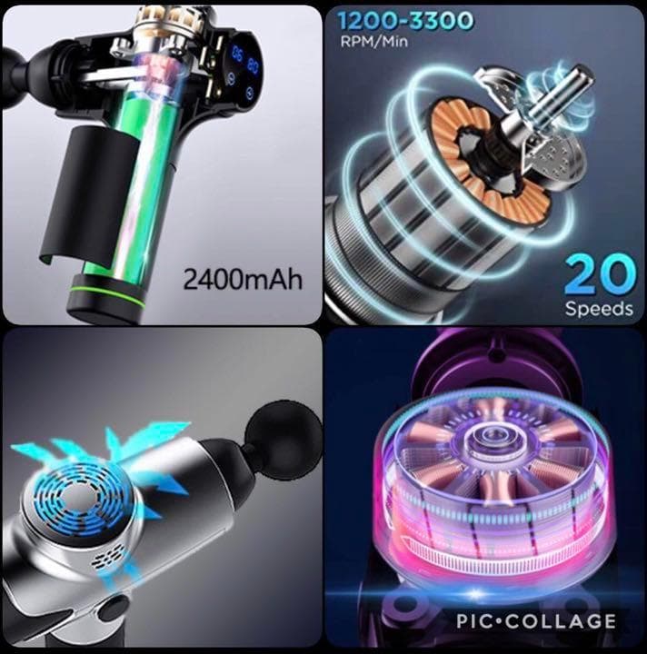 ❤プロが施術で使用するマッサージガンをご自宅で♪❤最新式で効率的な筋膜リリース